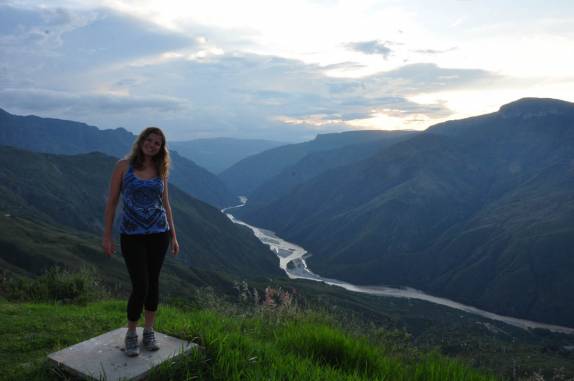 Visitando o Canyon de Chicamocha, no caminho para Bucaramanga, na Colômbia